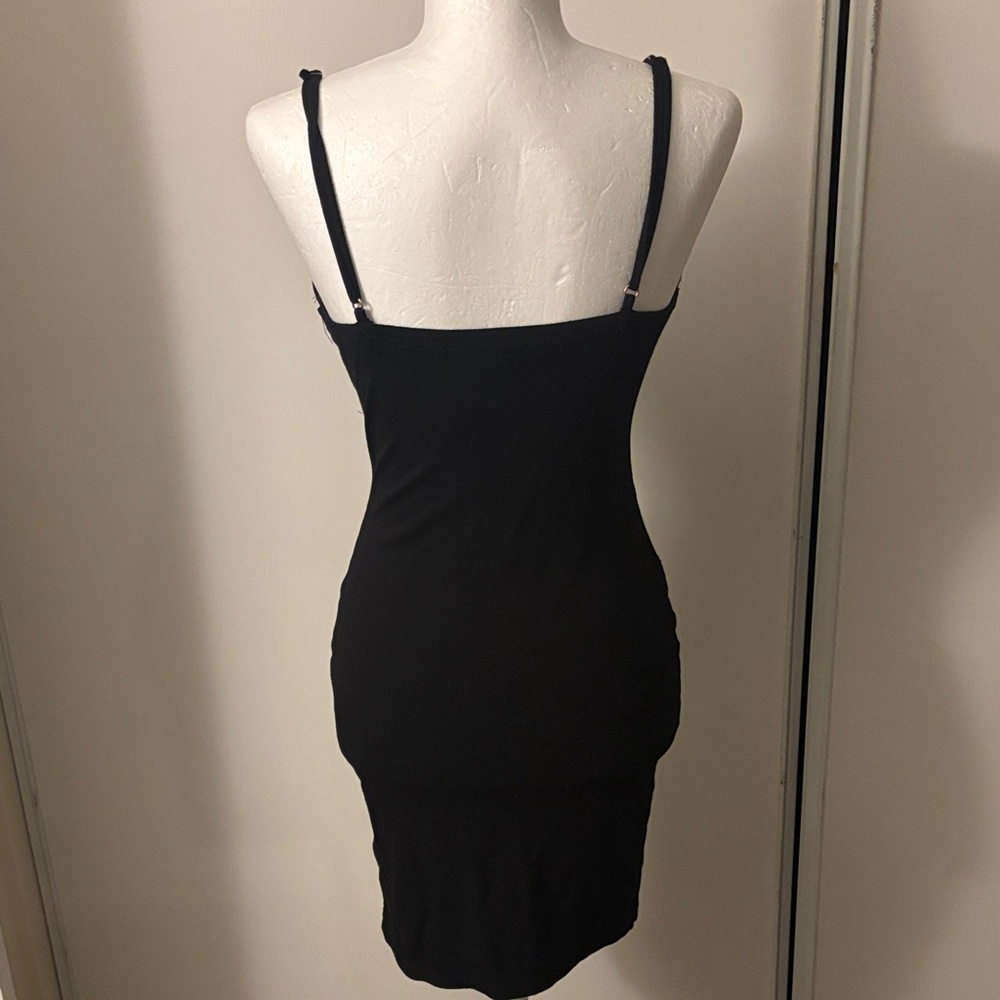 Haute Monde Black Mini Dress - Picture 4 of 6